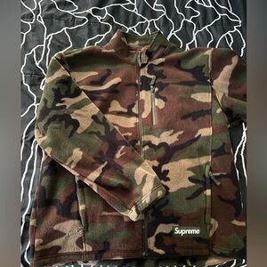 Supreme Full zip camo zip up